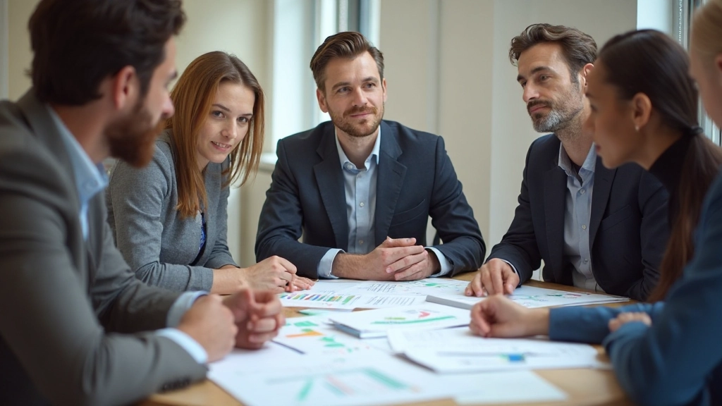 Carrièreplan review met meerdere professionals