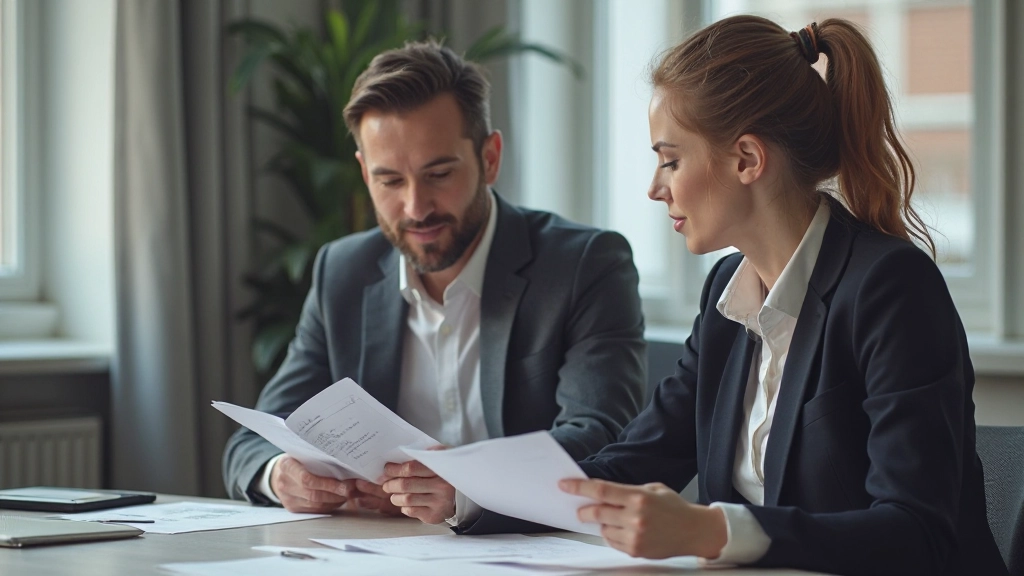 Zakelijke ontmoeting tussen man en vrouw, mentorschap en professionele begeleiding